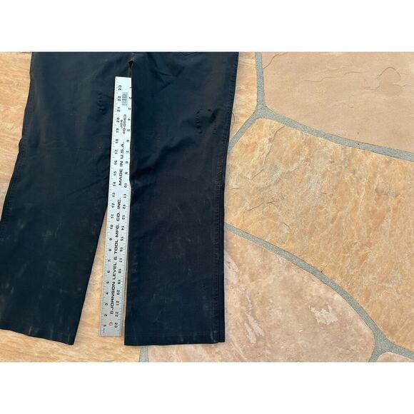 Escada Womens Sz 42 US 12 Straight Leg Pants Trousers Black - Picture 3 of 4